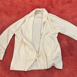 Reformation Cream Knit Cardigan